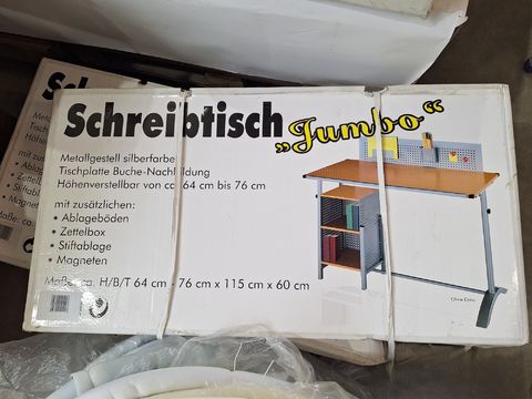 Schreibtisch "Jumbo" – Verstelbaar Schrijfbureau (Nieuw in verpakking)