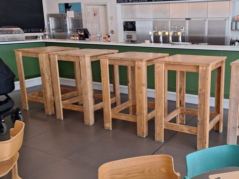 Houten Horeca Statafels / Bartafels (5 stuks)