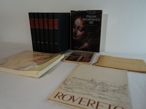 Lot diverse kunst boeken(zie afb)