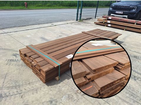 Thermo ayous blokhut 20x140 MM, +/- 25m2. B-kwaliteit