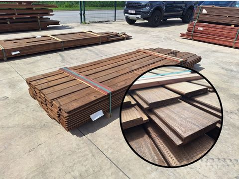 Thermo frake gevelbekleding 20x140 MM, +/- 35m2. B-kwaliteit