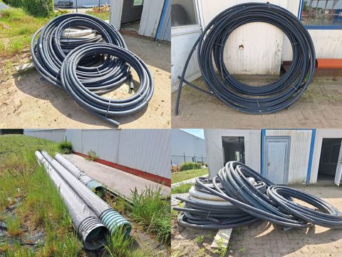Lot of tyleen hose various lengths and diameters+3 st.drainage tube