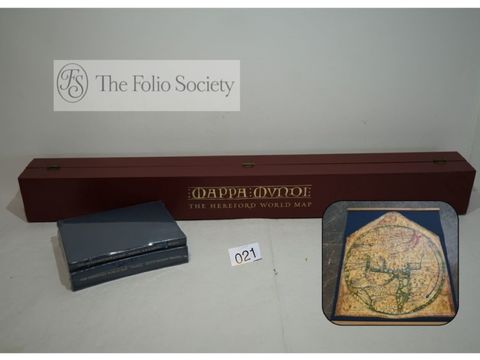 Folio Society "The Hereford Mappa Mundi Trust"2010 gelimiteerd nr150 met twee bijhorende boeken