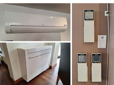 Mitsubishi Electric airco met 3 units