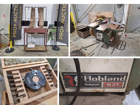 Robland K31 combimachine en de bijhorende mobiele afzuiging