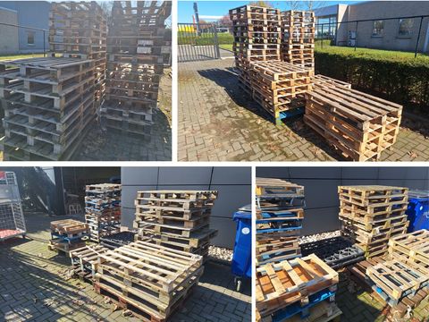 Lot wegwerppallets – diverse afmetingen
