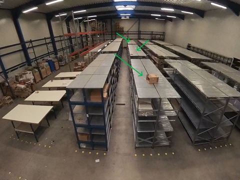 20  lopende meter legbordstelling